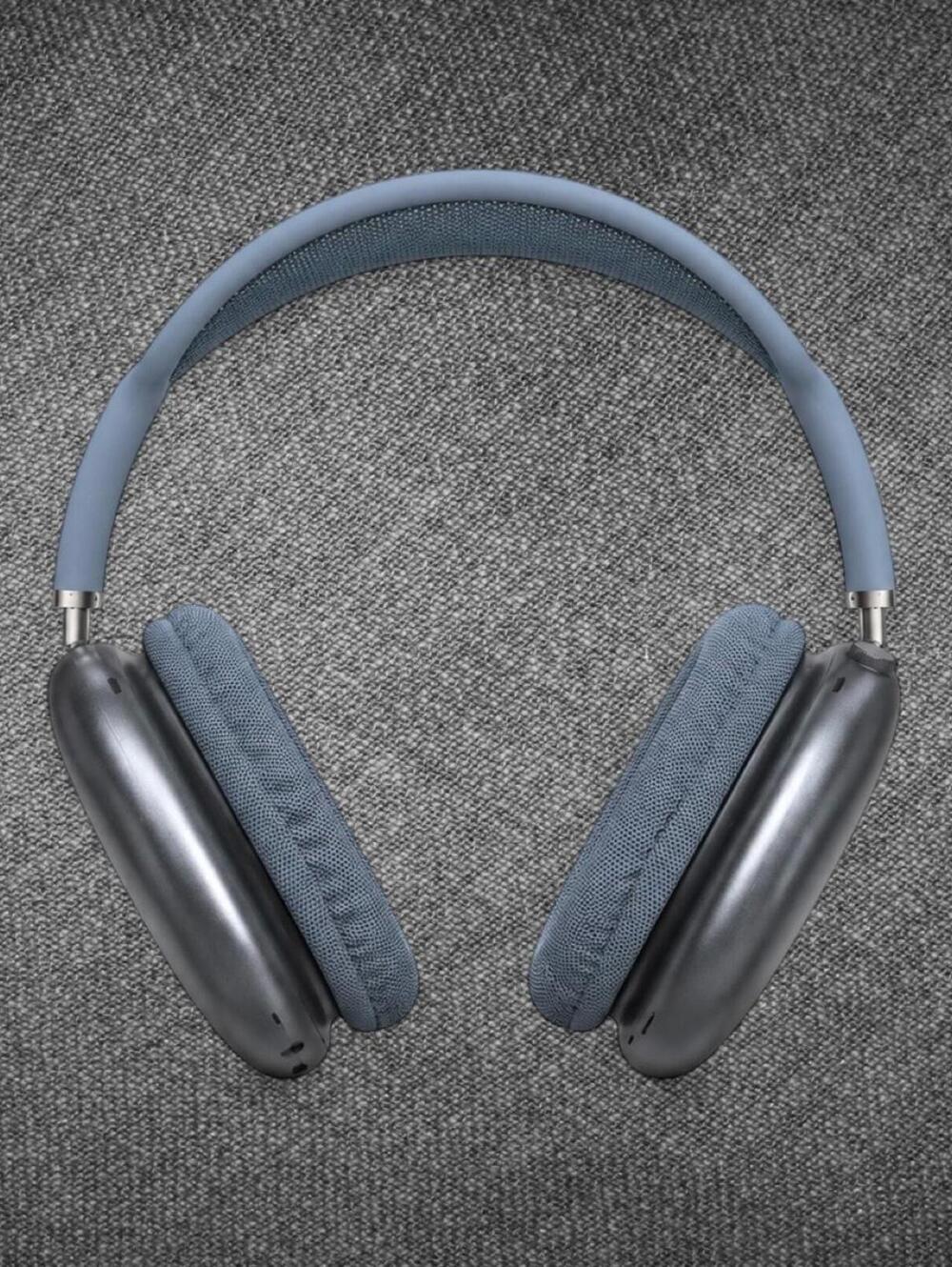 Unbranded Wireless Over-Ear Headphones Blue Gray